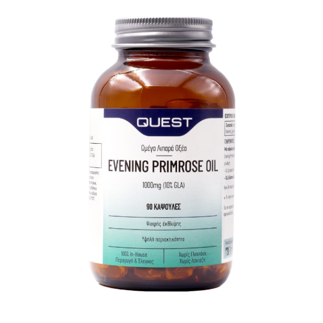 Quest Evening Primrose Oil 1000mg (10% GLA) Συμπλήρωμα Διατροφής με...