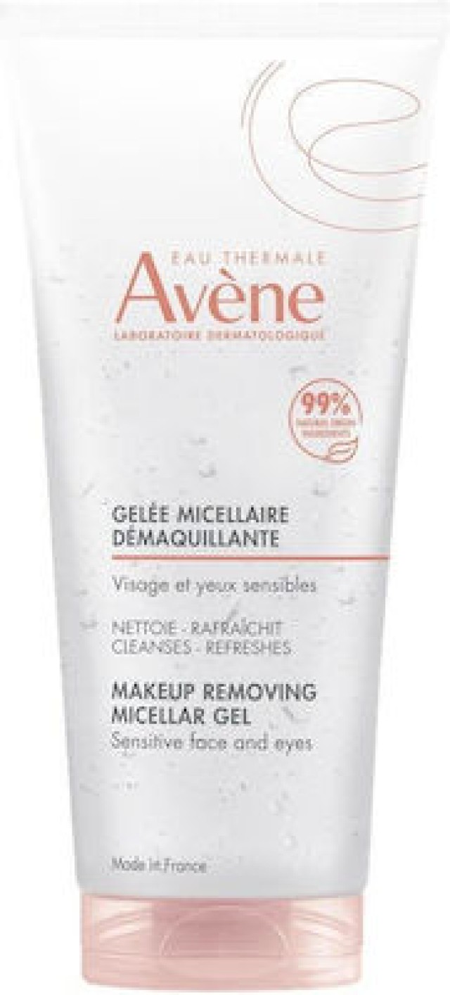 Avene Makeup Removing Micellar Gel Τζελ Ντεμακιγιάζ για Ευαίσθητες Επιδερμίδες, 200ml