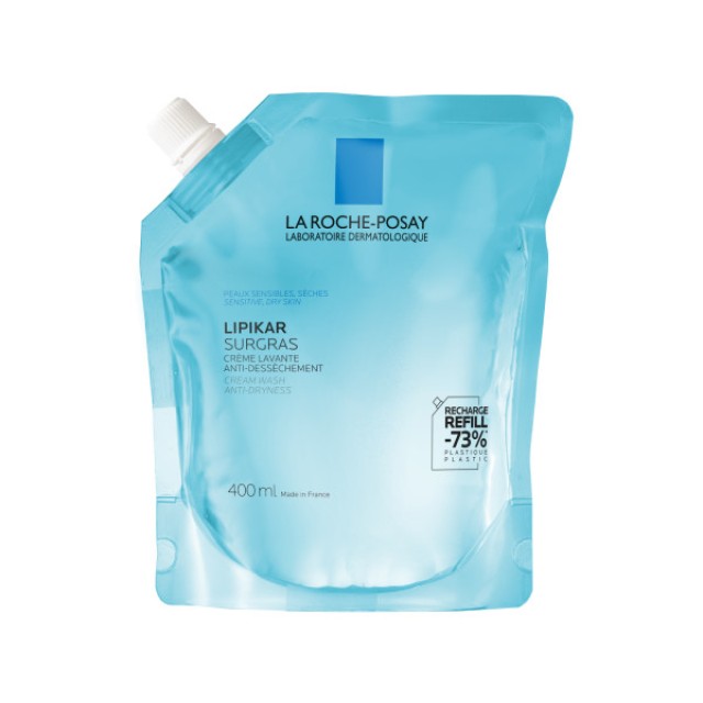 La Roche Posay Lipikar Surgras Refill Καθαριστικό Σώματος για το Ξηρό Δέρμα Ανταλλακτικό, 400ml