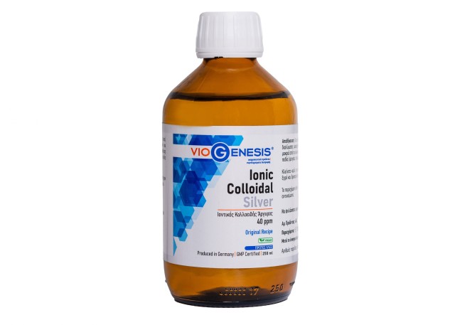 Viogenesis Ionic Colloidal Silver 40ppm Κολλοειδής Άργυρος, 250ml