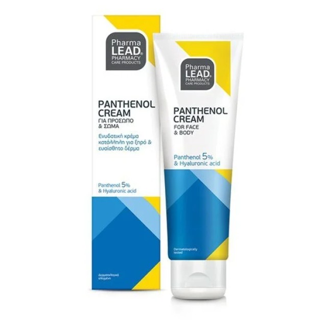 PharmaLead Panthenol Cream Ενυδατική Κρέμα Προσώπου και Σώματος για Ξηρό και Ευαίσθητο Δέρμα, 100ml
