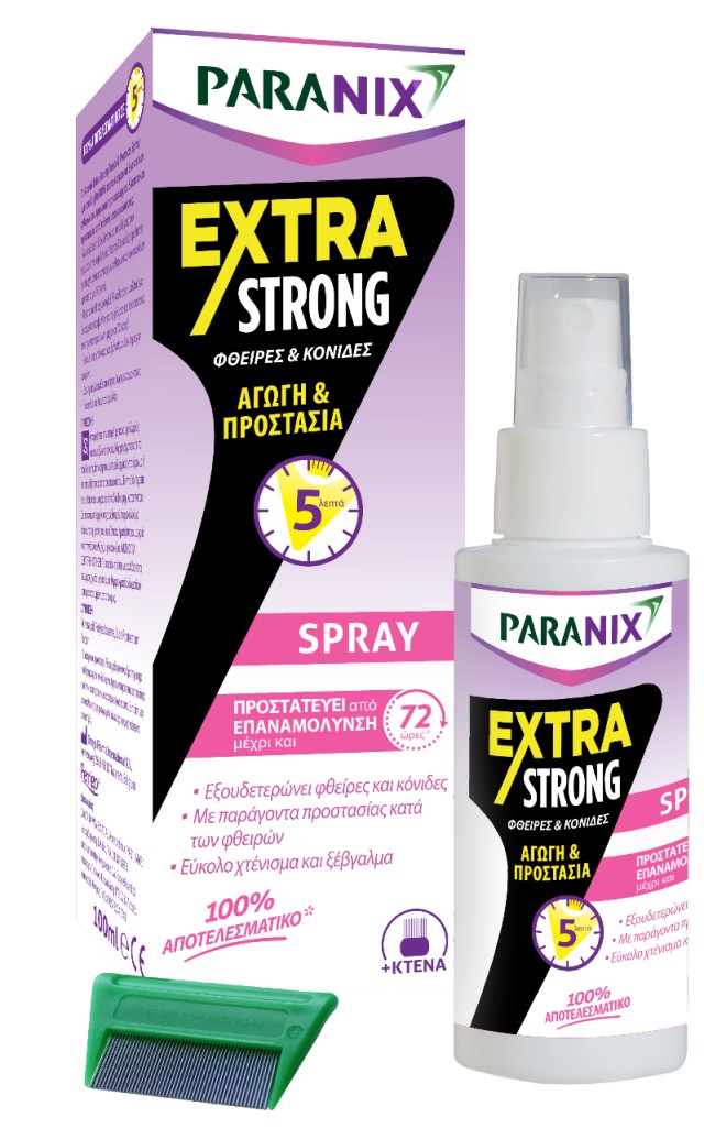 Paranix Extra Strong Spray Αντιφθειρικό, 100ml