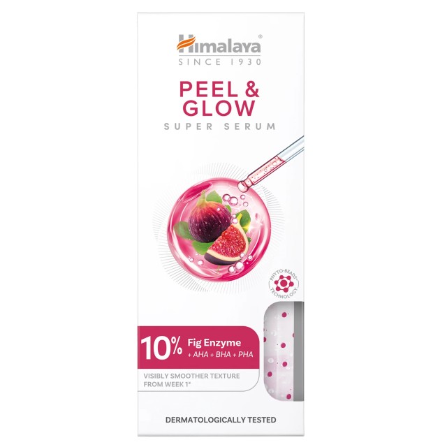 Himalaya Peel & Glow Super Serum Απολεπιστικός Ορός Προσώπου, 30ml