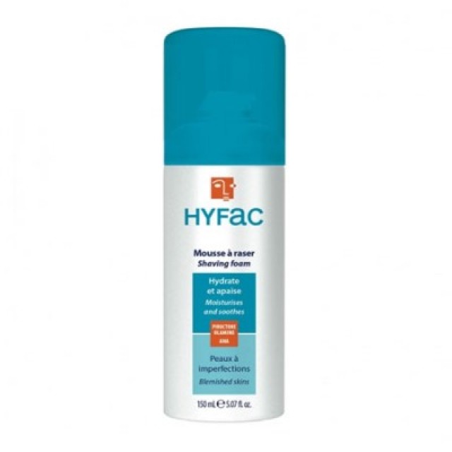 Hyfac Mousse a Raser Dermatologique Υποαλλεργικός Αφρός Ξυρίσματος για Λιπαρά & Προβληματικά Δέρματα, 150 ml