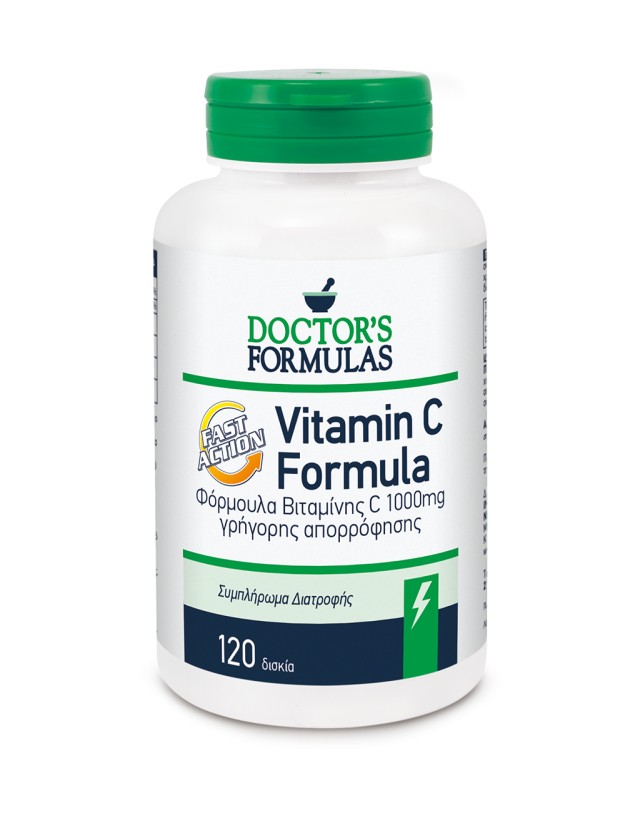 Doctors Formulas Vit.C 1000mg Φόρμουλα Βιταμίνης C, 120 Ταμπλέτες