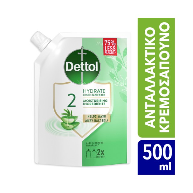 Dettol Hydrate Liquid Hand Wash with Aloe & Bamboo Fragnance Refill...