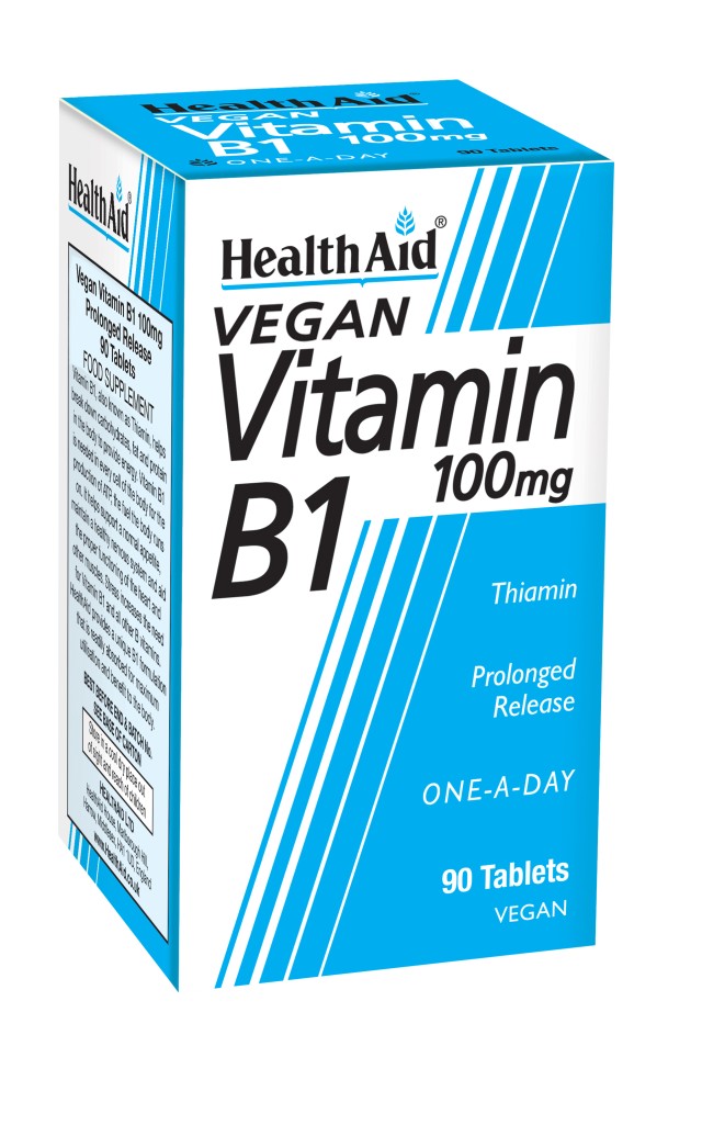 Health Aid Vitamin B1 100mg, 90 Ταμπλέτες