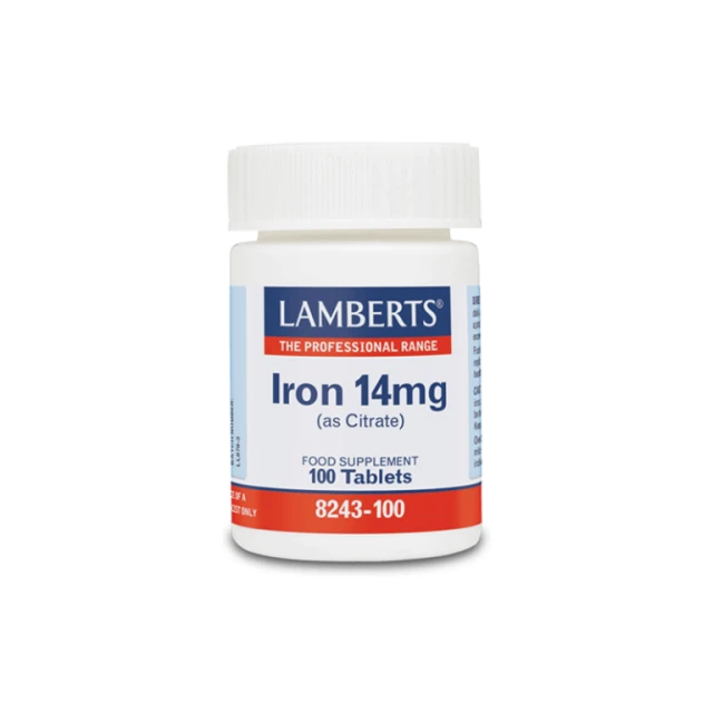Lamberts Iron 14mg Dietary Supplement with Iron for the Replenishment of...