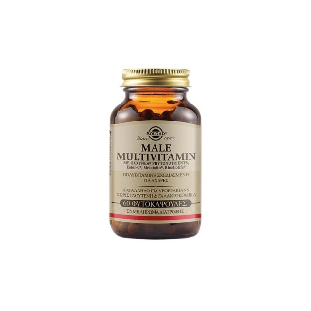 Solgar Male Multivitamin Πολυβιταμινούχος Φόρμουλα Ειδικά για Άνδρε...