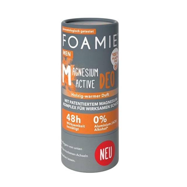 Foamie Solid Deodorant Power Up Men Στερεό Αποσμητικό σε Μορφή Στικ 48ωρη Προστασία, 40gr
