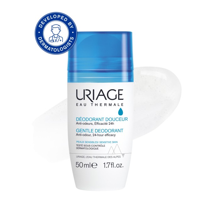 Uriage Gentle Deodorant Αποσμητικό 24ωρης Δράσης για Ευαίσθητες Επιδερμίδες, 50ml
