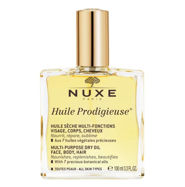 Nuxe Huile Prodigieuse Rich Multipurpose Nourishing Oil Ξηρό Λάδι Ενυδάτωσης Για Πρόσωπο - Σώμα - Μαλλιά 100ml Με Sticker -30%
