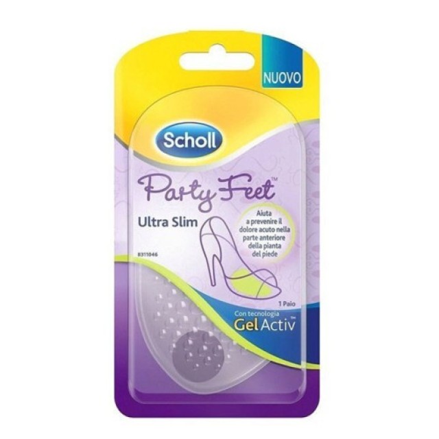 Scholl Party Feet Ultra Slim Πατάκια από Τζελ, 1ζεύγος