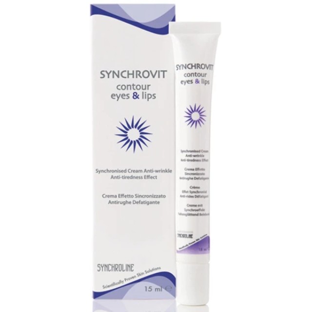 Synchroline Synchrovit Eyes & Lips Contour  Αντιρυτιδική Κρέμα για ...
