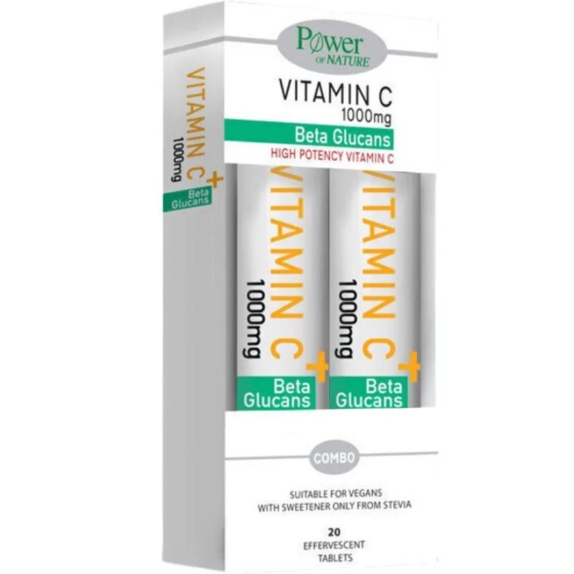 Power Health Promo High Potency Vitamin C 1000mg with Beta Glucans 2x20 δισκία
