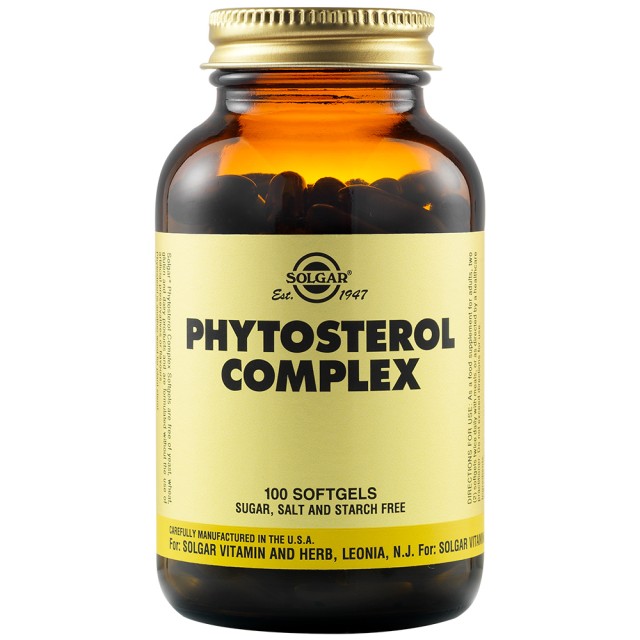 Solgar Phytosterol Complex 1000mg Συμπλήρωμα Για Την Μείωση Της Χοληστερίνης, 100 Κάψουλες