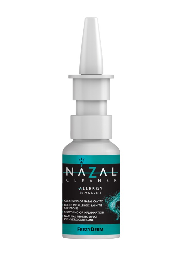 Frezyderm Nazal Cleaner Allergy (0,9% Nacl) Υπέρτονο Αλατούχο Διάλυμα Κατά της Αλλεργικής Ρινίτιδας, 30ml