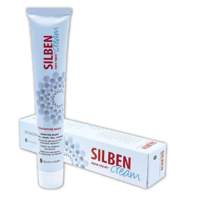 Silben Nano Repair Cream Επουλωτική Κρέμα για Δερματικές Βλάβες, 50ml