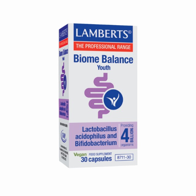 Lamberts Biome Balance Youth Προβιοτικά για Παιδιά με 4 δισεκατομμύ...