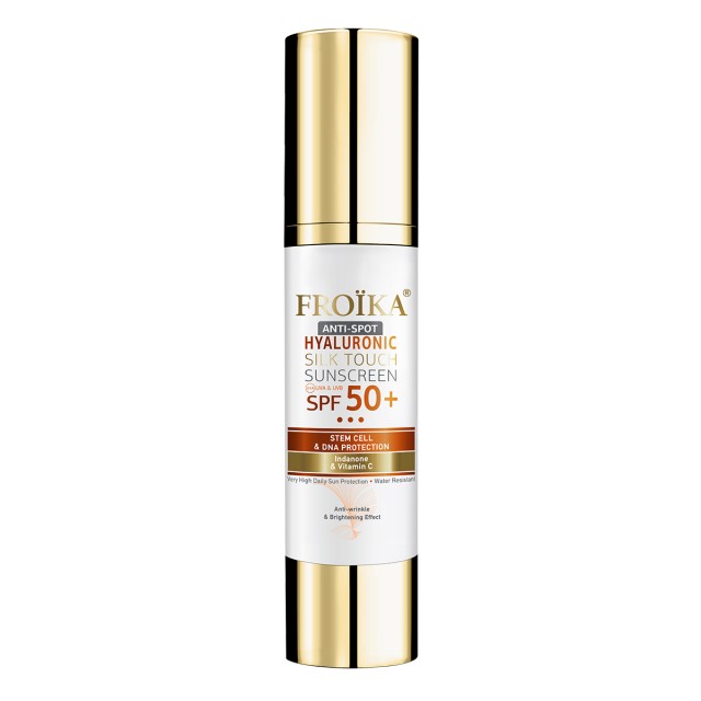 Froika Hyaluronic Silk Touch Sunscreen Anti-Spot SPF50+ Λευκαντικό ...