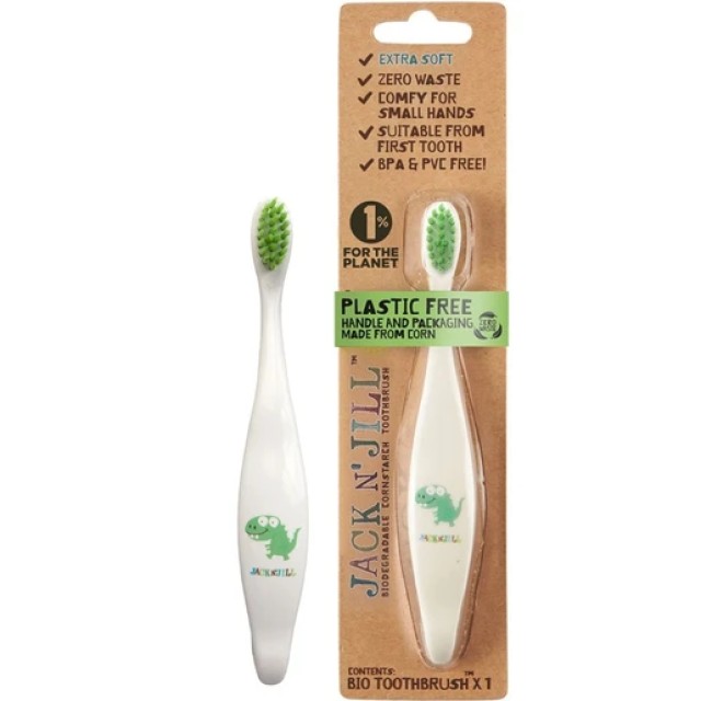Jack n Jill Biodegradable Kids Toothbrush Extra Soft Βρεφική Οδοντό...