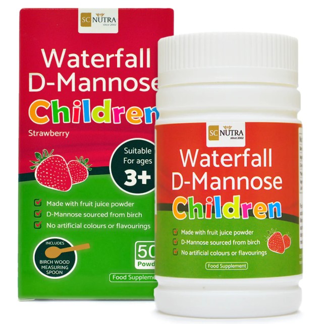 Waterfall D-Mannose Children Σκόνη με D-Μαννόζη για Παιδιά, 50gr