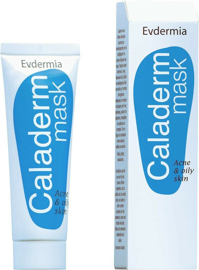 Evdermia Caladerm Mask Μάσκα Προσώπου για Λιπαρές Επιδερμίδες με Τάση Ακμής, 30ml