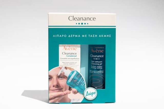 Avene Cleanance Comedomed Φροντίδα για το Λιπαρό Δέρμα με τάση Ακμής 30ml & Δώρο Avene Cleanance Gel Καθαρισμού για το Λιπαρό Δέρμα 100ml
