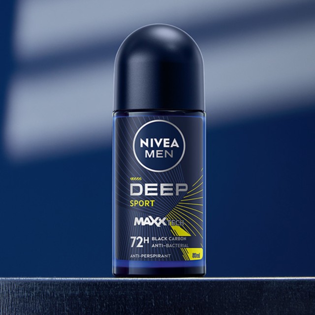 Nivea Men Deo Deep Sport 72h Roll-on Αποσμητικό, 50ml