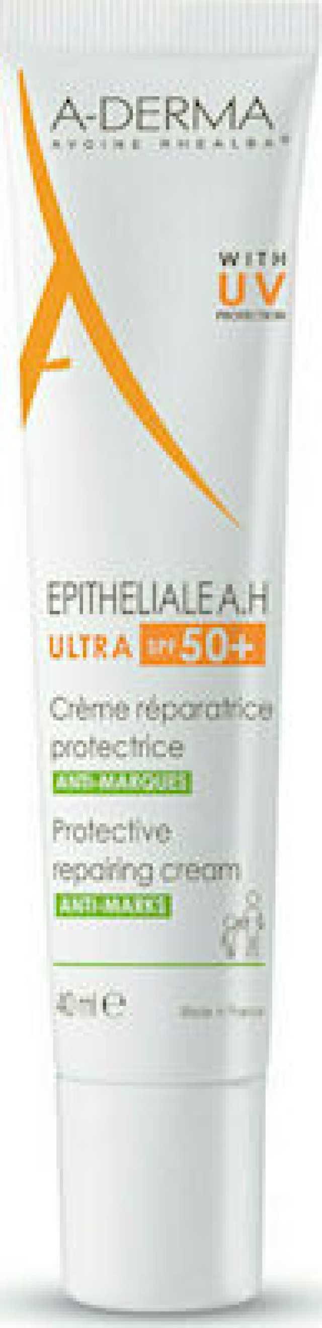 A-Derma Epitheliale A.H Ultra SPF50+Προστατευτική Επανορθωτική Κρέμα Κατά των Σημαδιών, 40ml