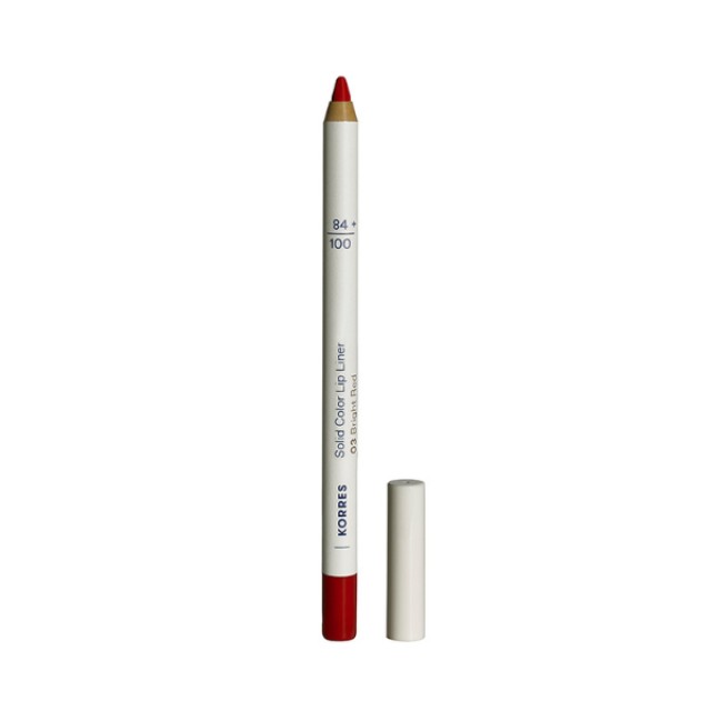 Korres Solid Color Lip Liner 03 Bright Red Μολύβι χειλιών, 1.2gr