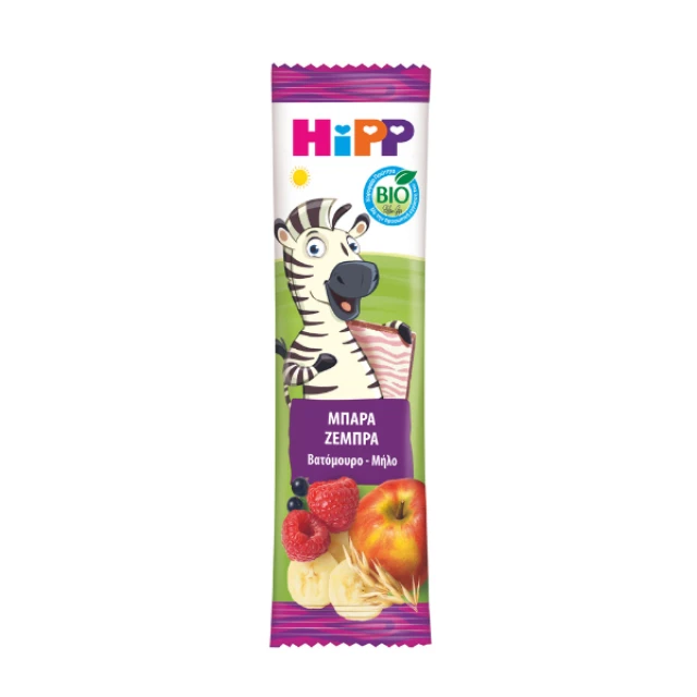 Hipp Children's Bar with Flavor, Raspberry, Banana & Apple 23g, 1 Piece