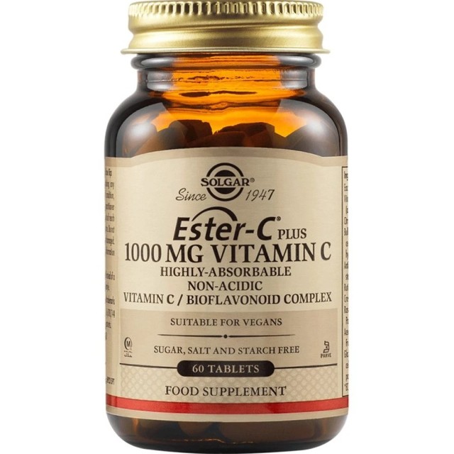 Solgar Ester-C Plus Συμπλήρωμα Διατροφής με Βιταμίνη C σε Εστερική ...