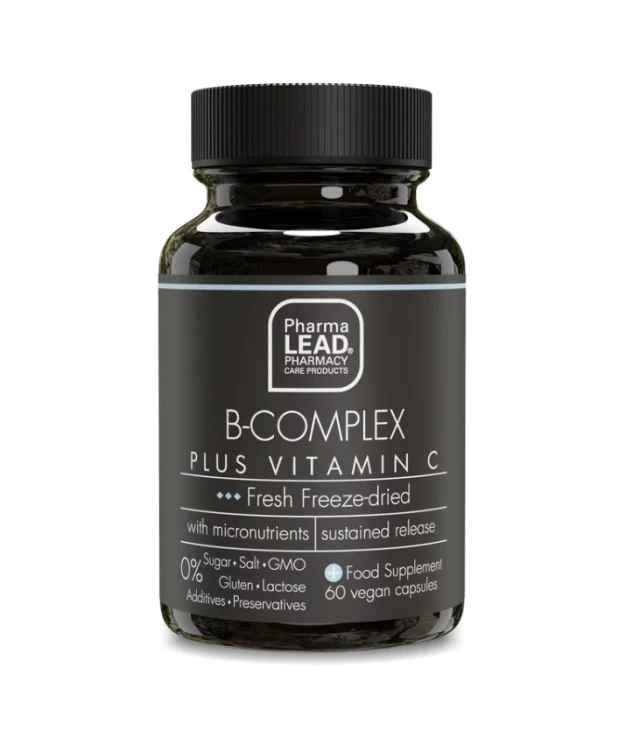 Pharmalead Black Range B Complex Plus Vitamin C, 60 Capsules