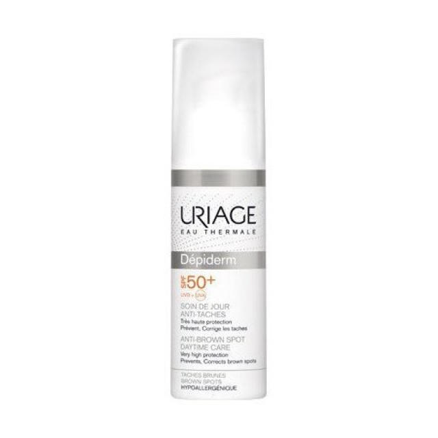 Uriage Depiderm SPF50+ Anti Brown Spot Κρέμα Ημέρας για Πανάδες Κηλίδες, 30ml