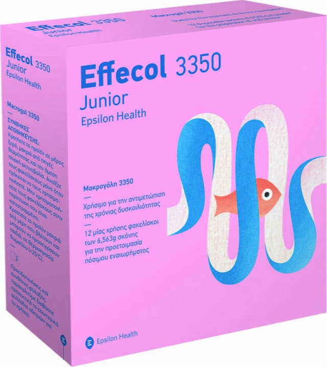 Epsilon Health Efecol 335 Junior Για τα Παιδιά Για τη Δυσκοιλιότητα 12 Φακελακια