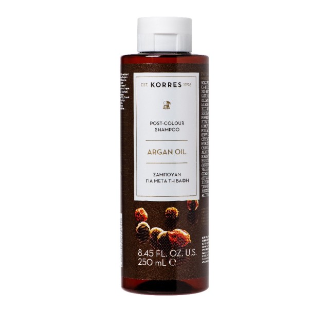 Korres Argan Oil Shampoo Σαμπουάν Για Μετά Την Βαφή, 250ml