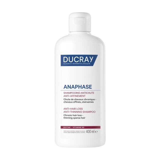 Ducray Anaphase Shampoo Σαμπουάν κατά της χρόνιας τριχόπτωσης και της αραίωσης 400ml