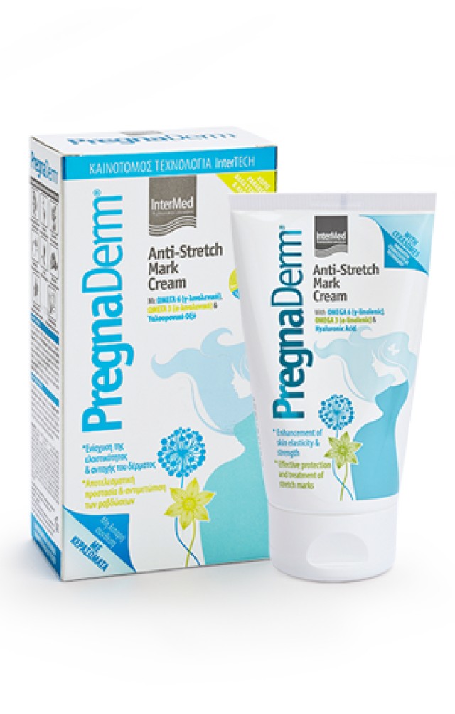 Pregnaderm Anti-Stretch Mark Cream για την Αντιμετώπιση των Ραγάδων, 150ml