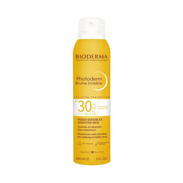 Bioderma Photoderm Brume Solaire SPF30 Αντηλιακό Mist Χωρίς Επάλειψη, 150ml