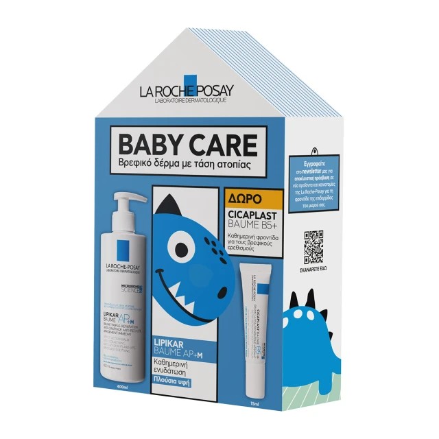 La Roche Posay Lipikar Baume AP+M 400ml & ΔΩΡΟ Cicaplast Baume B5 1...