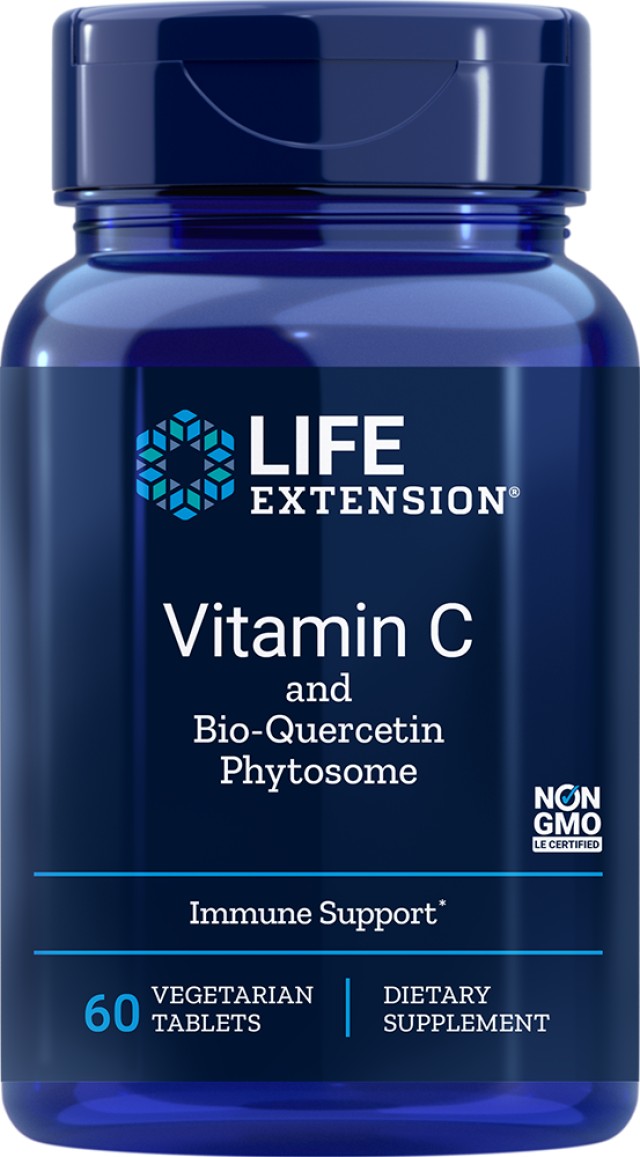 Life Extension Vitamin C + Bio-Quercetin Phytosome Βιταμίνη C 1000MG 250 Tαμπλέτες