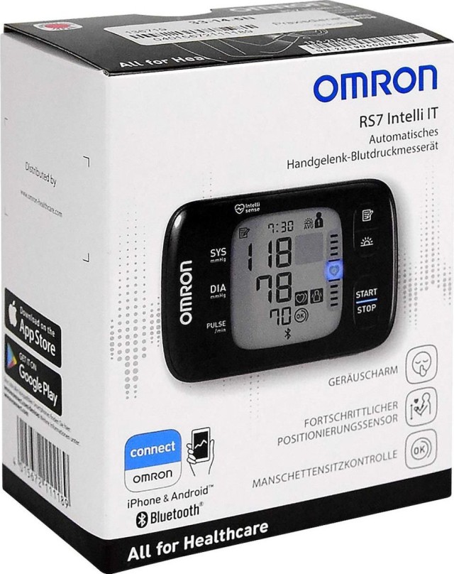 Omron RS7 Intelli IT Αυτόματο Ψηφιακό Πιεσόμετρο Καρπού [ HEM-6232-D]