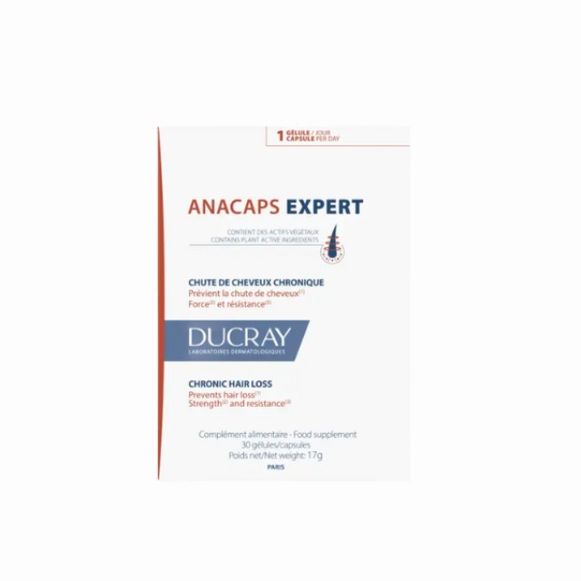 Ducray Anacaps Expert Συμπλήρωμα διατροφής για τη Χρόνια Τριχόπτωση...