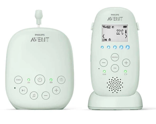 Avent Philips Baby Monitor With Digital Display, Measurement...