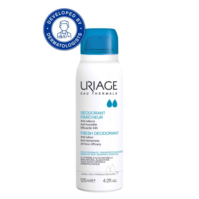 Uriage Fresh Deodorant Spray Αποσμητικό Σπρέι, 125ml