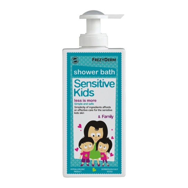 Frezyderm Sensitive Kids Shower Bath Ενυδατικό Αφρόλουτρο 200ml
