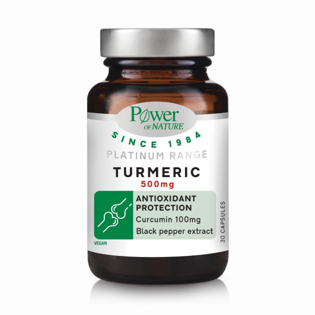 Power Health Platinum Turmeric 500mg, 30 κάψουλες