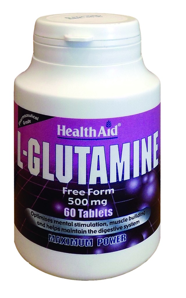 Health Aid L-Glutamine 500mg Συμπλήρωμα Διατροφής με Γλουταμίνη για Υγιή Λειτουργία του Εγκεφάλου, 60 Ταμπλέτες