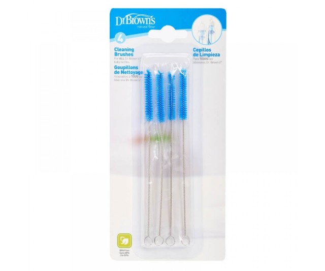 Dr. Browns Βουρτσάκια Καθαρισμού Συστήματος Αέρα Μπιμπερό, 4τμχ